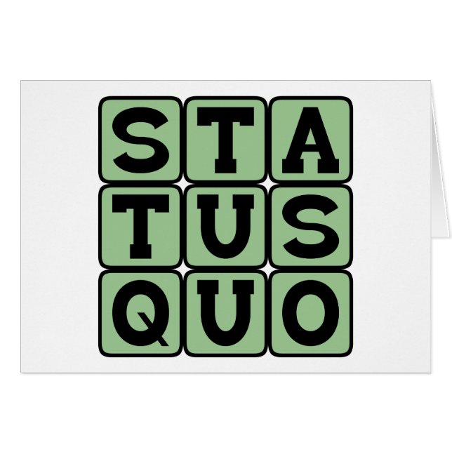 いつものStatus Quo (正面横)