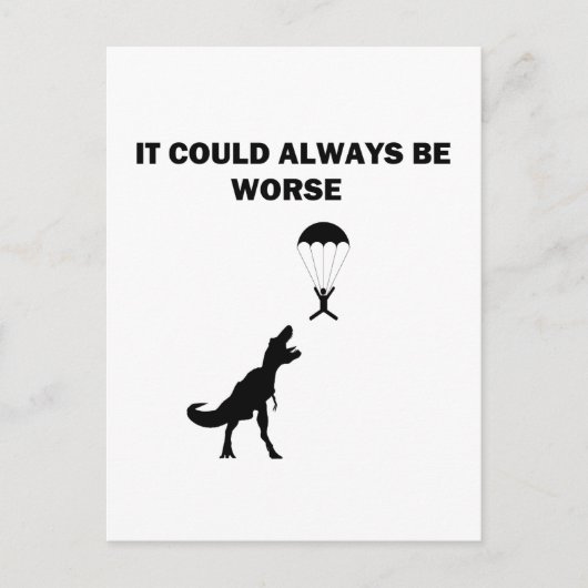 いつもより悪い ポストカード (正面)