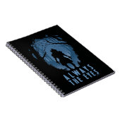 いつもアイフォレストシルエット ノートブック (右側)