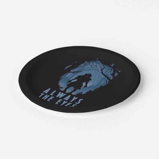 いつもアイフォレストシルエット ペーパープレート (アングル)