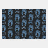 いつもアイフォレストシルエット ラッピングペーパーシート (正面)