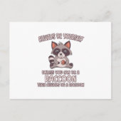 いつもアライグマである 案内ポストカード (正面)