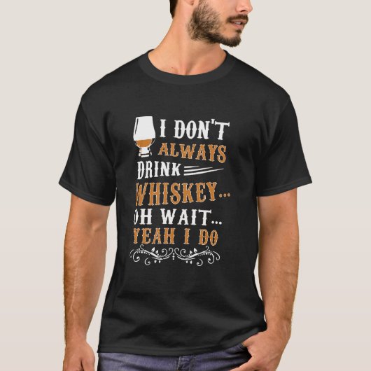 いつもウイスキーうん Tシャツ (正面)