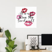 いつもキスおやすみキスポスター ポスター (ホームオフィス)