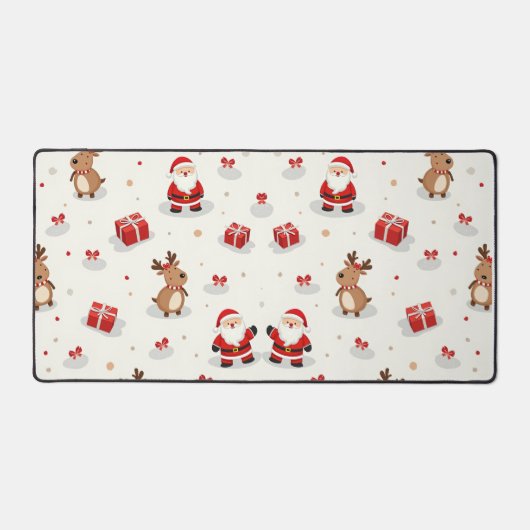 いつもクリスマス！机をパチパチ動かす！クリスマス デスクマット (正面)