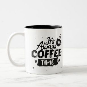 いつもコーヒーの時間だ ツートーンマグカップ