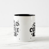 いつもコーヒーの時間だ ツートーンマグカップ (中央)