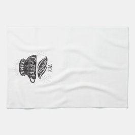 いつもコーヒー時間だ キッチンタオル