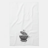 いつもコーヒー時間だ キッチンタオル (縦)