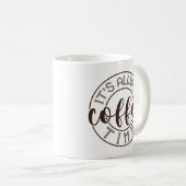いつもコーヒー時間だ コーヒーマグカップ (正面右)