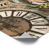 「いつもティータイムだ」不機嫌Hatter辞書アート ポスター (角)