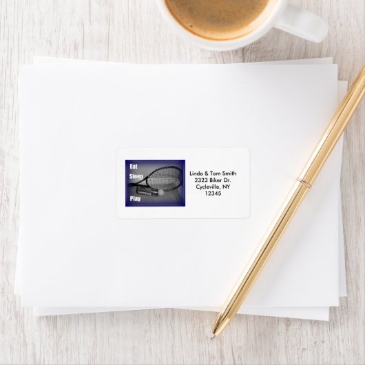 いつもテニスをする ラベル (インサイチュ)