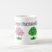 いつもピックボールの季節 – Four Seasons Tree コーヒーマグカップ (中央)