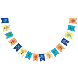 いつもピックボールの季節 – Four Seasons Tree バンティングフラッグ