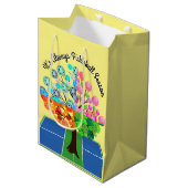 いつもピックボールの季節 – Four Seasons Tree ミディアムペーパーバッグ (正面アングル)