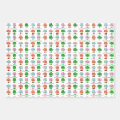 いつもピックボールの季節 – Four Seasons Tree ラッピングペーパーシート (正面3)