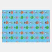 いつもピックボールの季節 – Four Seasons Tree ラッピングペーパーシート (正面2)