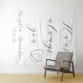 いつもミニマルな引用文結婚のシンプル タペストリー (インサイチュ(横))