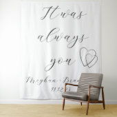 いつもミニマルな引用文結婚のシンプル タペストリー (インサイチュ)