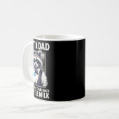 いつもミルク来の泡で戻るただのパパ コーヒーマグカップ (正面左)