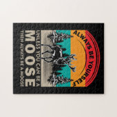 いつもムースになれないかぎり自分でいなさい ジグソーパズル (横)