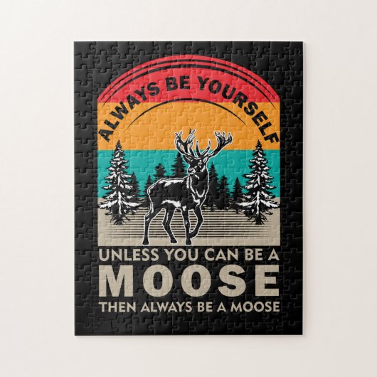 いつもムースになれないかぎり自分でいなさい ジグソーパズル (縦)