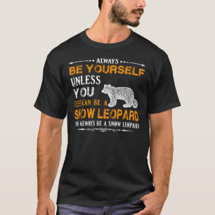 いつもユキヒョウデザインクラシックTシャツ Tシャツ