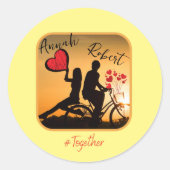 いつもロマンチックな愛 ラウンドシール (正面)