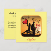 いつもロマンチックな愛 招待状 (正面/裏面)