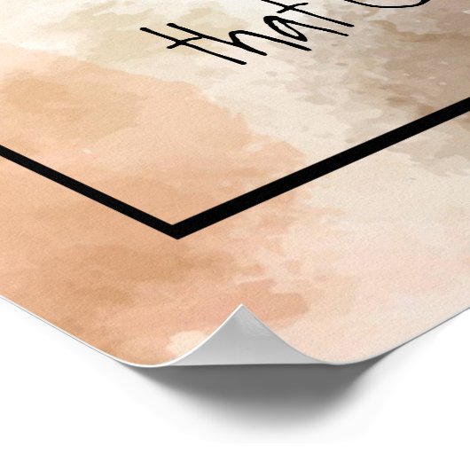 いつも一人で神と共に生きる感動的 ポスター (角)