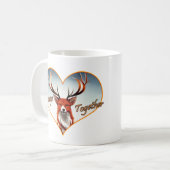いつも一緒にVixenとStag コーヒーマグカップ (正面左)