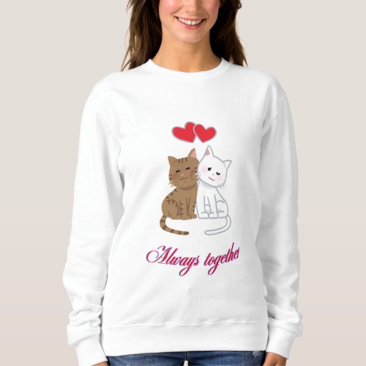 いつも一緒 スウェットシャツ (正面)