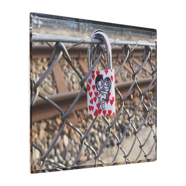 いつも一緒 メタルプリント (アングル)