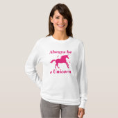 いつも一角獣である Tシャツ (正面フル)