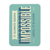 いつも不可能に思えるやる気を起こさせるマウスパッド マグネット (縦)