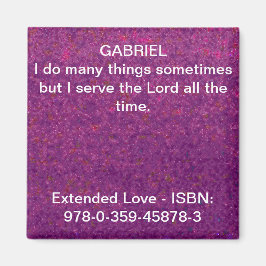 いつも主に仕える。 マグネット