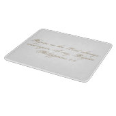 いつも主に喜びなさい。聖書のエレガント詩 カッティングボード (角)