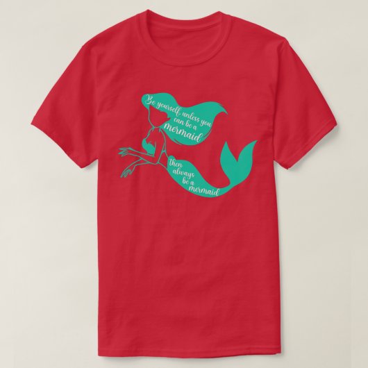 いつも人魚である Tシャツ (デザイン正面)