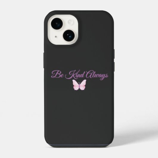 いつも優しく💖 iPhoneケース (裏面)