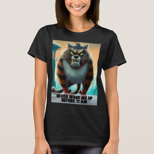 いつも元気なスミロドンを起こしてくれ Tシャツ (正面)