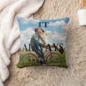 いつも君だった – 写真 クッション (ブランケット)