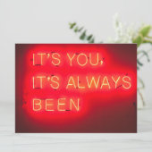 いつも君だ |ロマンチックなネオン写真 (スタンド正面)