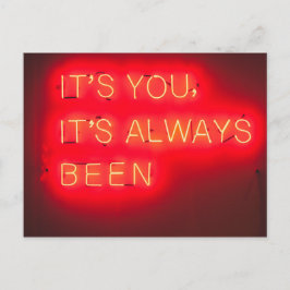 いつも君だ |ロマンチックな写真 ポストカード