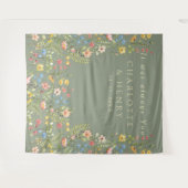 いつも君のフローラ結婚の背景 タペストリー (正面(横))