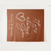 いつも君の写真結婚プロップの背景だった タペストリー (正面(横))