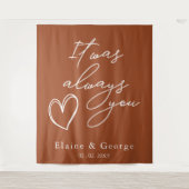 いつも君の写真結婚プロップの背景だった タペストリー (正面)