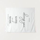 いつも君の旗結婚の看板だ タペストリー (正面(横))