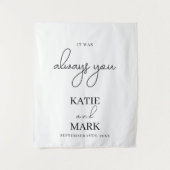 いつも君の旗結婚の看板だ タペストリー (正面)