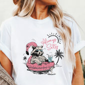 いつも塩辛いアライグマ トライブレンドＴシャツ