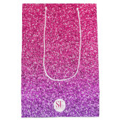 いつも妹はずっと友達のタイポグラフィ ミディアムペーパーバッグ (裏面)